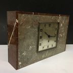 Antiek Marmer Art Deco Klok - Reliving thumbnail 4