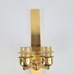 10 Stuks Vintage Baulmann Wandlamp Messing Regency ’70 Goud thumbnail 15