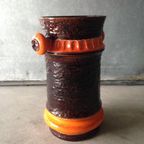 Grote Jaren 70 West Germany Pottery Wgp Jasba Vloervaas thumbnail 2