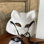 Venetian Silver Macramé 🏵 Cat Mask thumbnail 3