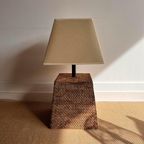 Xxl Rotan Rieten Lamp Birma Vintage thumbnail 3