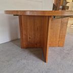 Vintage Massief Houten Uitschuifbare Eettafel Xl Design thumbnail 19