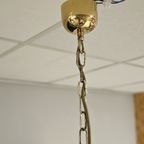 Vintage Hanglamp Met Glazen Bollen Regency/ Sputnik thumbnail 7