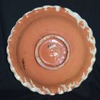 Antieke Polychrome Aardewerken Schaal Marokko / Fez thumbnail 7
