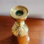 Vintage Boyes Denmark Denemarken Messing Design Kandelaar thumbnail 5