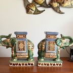 2 Supergave Middelgrote Aardewerk Geluksolifanten thumbnail 7