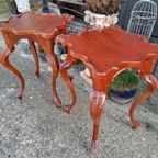 Klassieke Mahoniehouten Bijzettafel, Plantentafel, Console, thumbnail 3