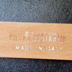4 Vintage Beuken Leer Eetkamerstoelen Pietro Costantini Ello thumbnail 8
