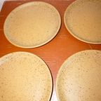 Set Of 6 Grès Light And Speckled * Village Stoneware Dinner Plates thumbnail 9