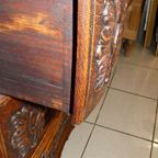 Louis Xv Commode In Massief Eikenhout thumbnail 5