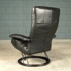 Vintage Draaifauteuil Met Voetsteun – Recliner – Jaren 80 thumbnail 7