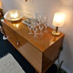 Vintage Kast / Dressoir Blond Strakke Poot 70s thumbnail 7