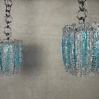 2X Vintage Mazzega Hanglampen Murano thumbnail 3