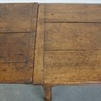 Functionele En Prachtige Antieke Tijdloze Uitschuifbare Eettafel Uit Eind 18e Eeuw thumbnail 12