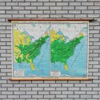 Schoolkaart (Eng) - (Spoor)Wegen En Kanalen Usa 1825-1850 thumbnail 2