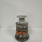 Strehla (Ddr) Keramieken Lava Bloempot/Vaas (West Germany Style) thumbnail 5