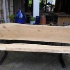 Prachtige Grote Boomstam Tuintafel 260 Cm thumbnail 7