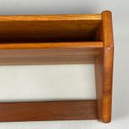 Vintage Wandplank, <<<brand>>>, Massief Teak, Denemarken 1970's thumbnail 18