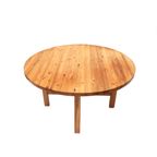 Ronde Vintage Massief Grenen Eettafel Norden Van Ikea Uit De Jaren ’70 thumbnail 2