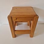 Vintage Krukje Plantentafel Jaren 70 Grenenhouten Tafeltje thumbnail 6