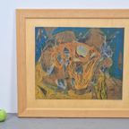 Piet Koenen Moderne Art Compositie Surrealistische Abstract thumbnail 3