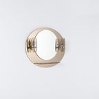 Mid-century Modern Italian Wall Mirror With Sconces From VECA 1960s thumbnail 3