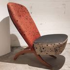Mid Century Congo Chair By Theo Ruth For Artifort With Original Upholstery Vintage 1950S thumbnail 5