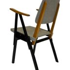 Vintage Zwager Ermeloo, Palais De Tokyo Stoel 50's Design thumbnail 10