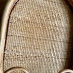 Vintage Bamboe-rotan Serveer Trolley thumbnail 13