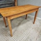 Oude Tafel Eettafel Sidetable Beukenhout 65 X 140 Cm thumbnail 6