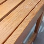 Set Van 4 Vintage Massief Grenen Eetkamerstoelen thumbnail 15