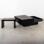 Salontafel Met Geïntegreerde Bar En Bijpassende Bijzettafel thumbnail 7