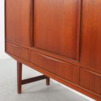 Ew Bach Teak Highboard, Jaren 60 thumbnail 8