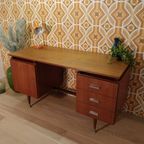 Grote Vintage Bureau Mid-Century Teak thumbnail 2