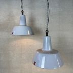 7X Vintage Emaille Lamp Philips (Prijs Per Stuk) thumbnail 2