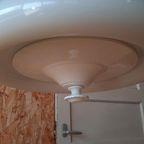 Vintage Space Age Design Pendel Lamp, Witte Hanglamp thumbnail 5