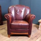 Vintage Topper, Schapenleren Clubfauteuil thumbnail 4