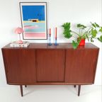 Vintage Deens Highboard Teak | Dressoir Danish Design thumbnail 3