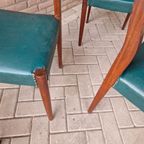 Set 4 Vintage Stoelen Deense Stoelen Jaren 60 thumbnail 5