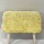 Seventies Voetenbank Vintage Teddy Poef thumbnail 4
