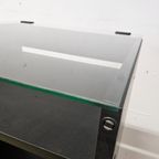 Vintage Vinylkast / Platenspeler Meubel (jaren 80) Hout,glas (80s) Lp Opberg Kast /vinyl Cabinet thumbnail 9