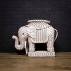 Wicker Elephant Sidetable thumbnail 4