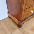 Vintage Frans Dressoir Commode Ladekast Badkamermeubel Met Marmer Blad 811 thumbnail 12