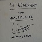 Lode Sebregts 1906-2002 " Le Revenant De Baudelaire" thumbnail 4