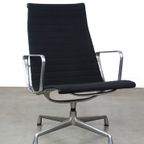 Design Vitra Draaifauteuil Model Ea 116 In Zwarte Stof thumbnail 3