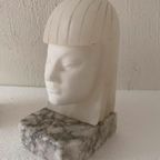 Art Deco Marmer Boeksteunen , Egyptian Revival thumbnail 4