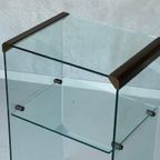 Gallotti & Radice Bijzettafel Vintage Design Side Table Glas thumbnail 3