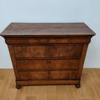 Vintage Chiffonnière Ladekast Dressoir Commode Linnenkast Ladekastje thumbnail 3