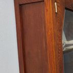 Antieke Eikenhouten Vitrinekast thumbnail 3
