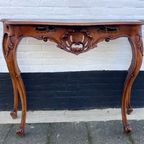 Mooie Grote Geschulpte Sidetable, Opengewerkt, 110 Cm Breed thumbnail 2